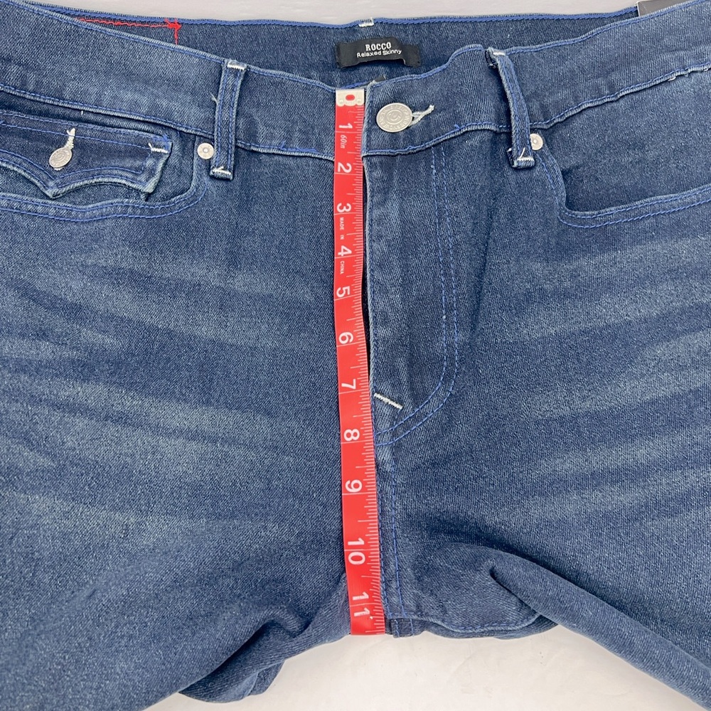 TRUE RELIGION JEANS, ROCCO RELAXED SKINNY, DARK SCORCHED, WASH,W 36, IN-SEAM 32 - Picture 12 of 16